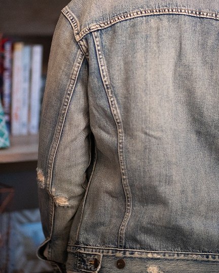 wearing able denim jacket