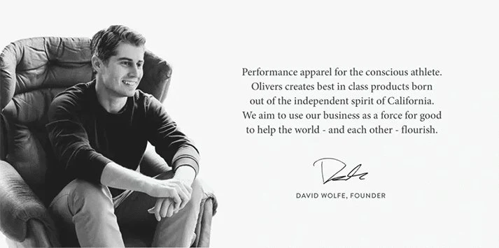 Olivers Apparel Founder