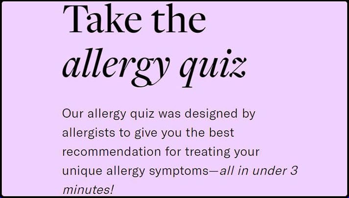 Picnic allergy quiz